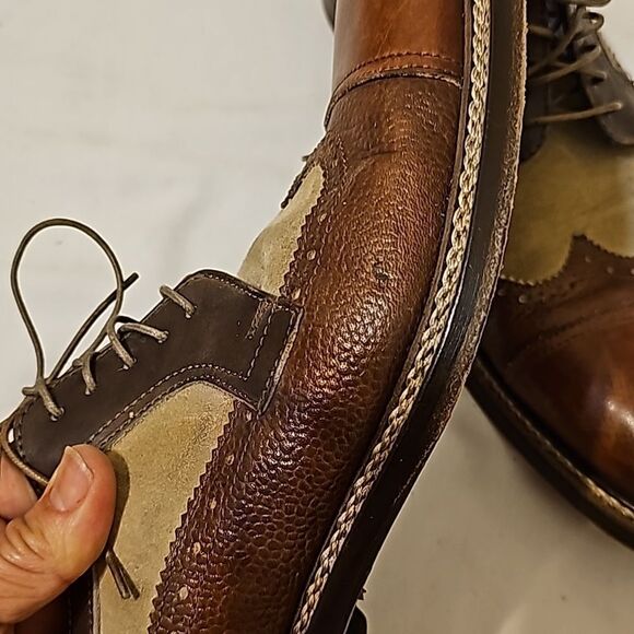 JOSE REAL  “HAND MADE in Italy OXFORD DRESS SHOES” 42 - Picture 11 of 11